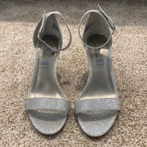 Sparkly Grey High Heels